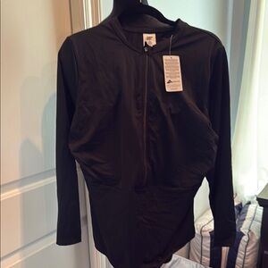 Black Long Sleeve Landsend Swimsuit
